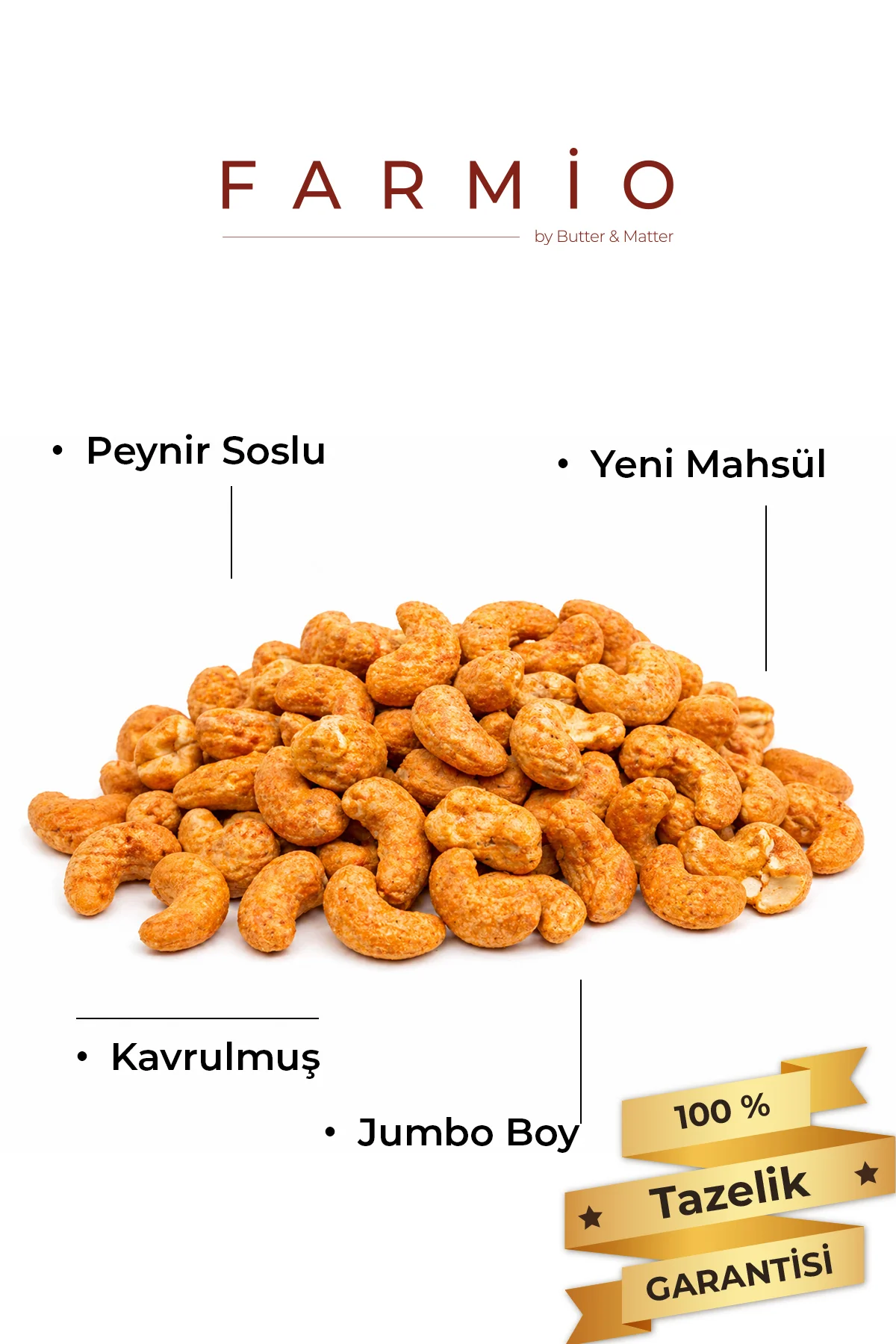 Peynir Soslu Jumbo Kaju 100gr