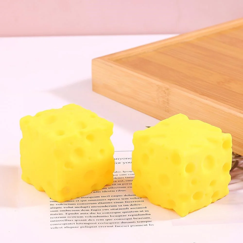 Peynir Squish Cheese Sukuşi Oyuncak Yumuşak Sıkılabilir Squishy - 1 Adet