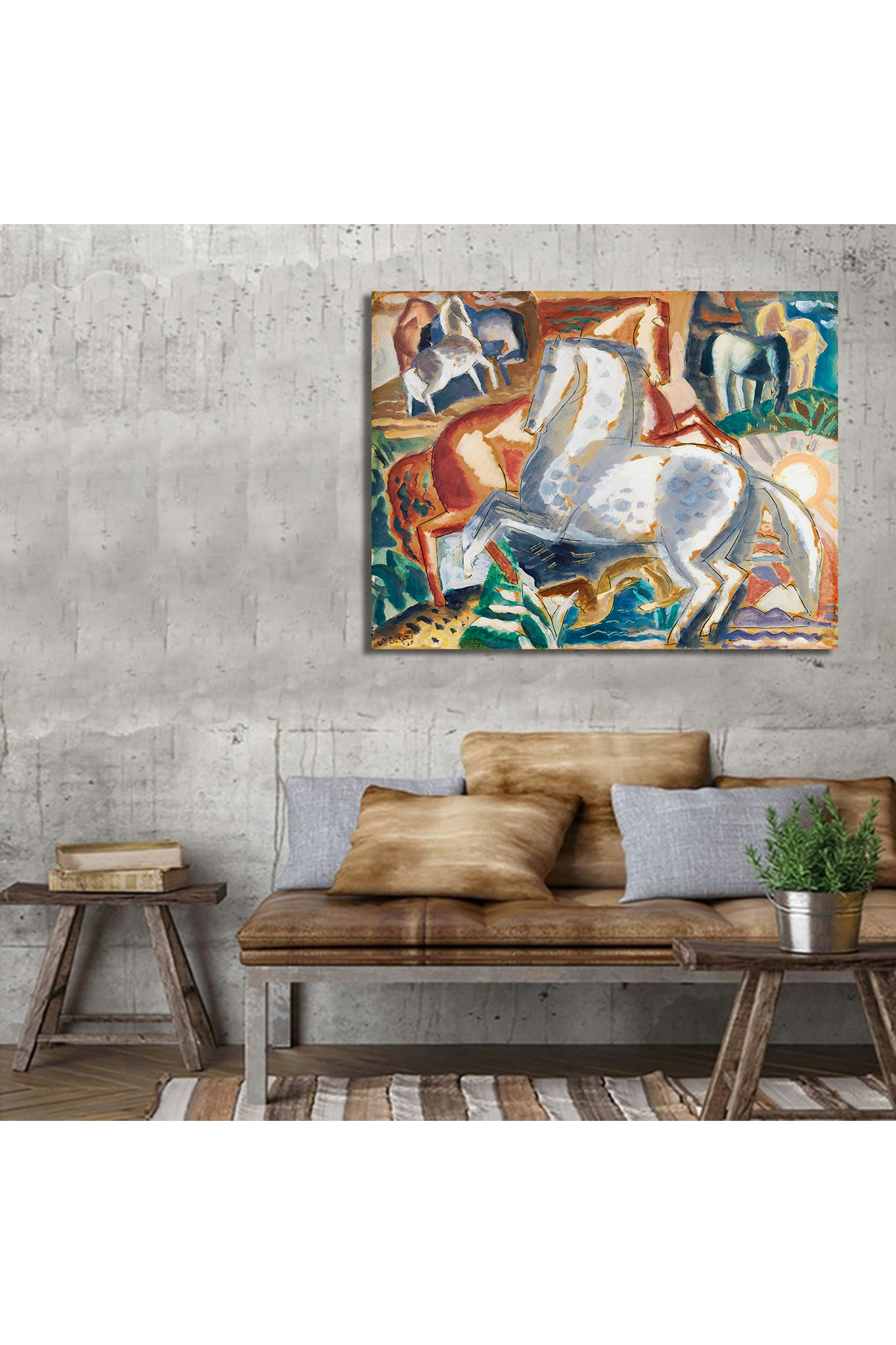 Korkmazkanvas Peyzaj Tabloları Leo Gestal Tarafından Yapılmıştır. Kanvas Tablo