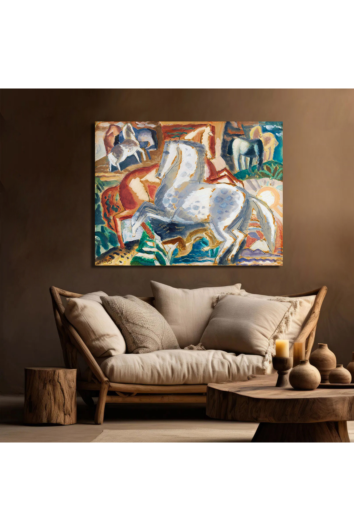 Korkmazkanvas Peyzaj Tabloları Leo Gestal Tarafından Yapılmıştır. Kanvas Tablo