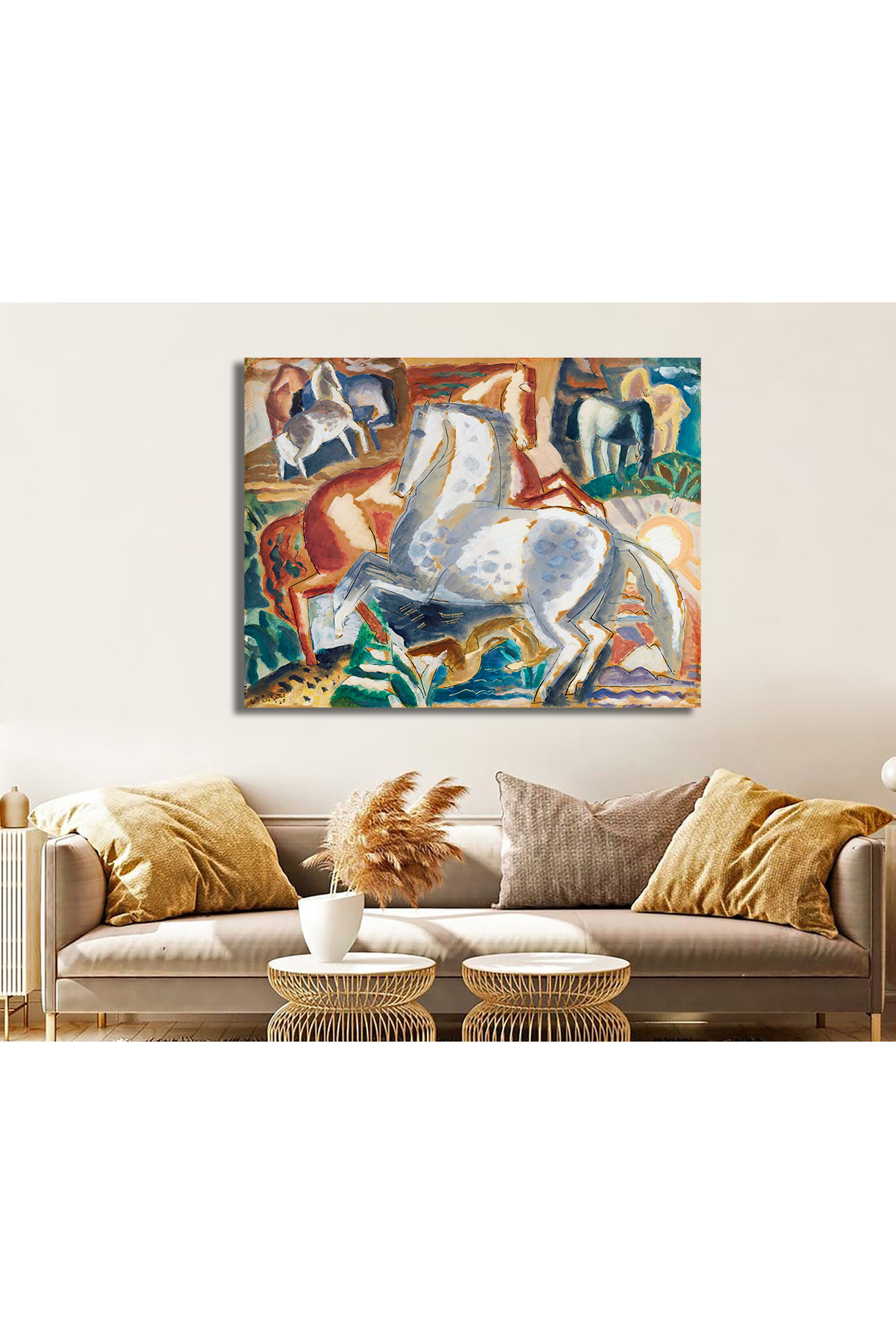 Korkmazkanvas Peyzaj Tabloları Leo Gestal Tarafından Yapılmıştır. Kanvas Tablo