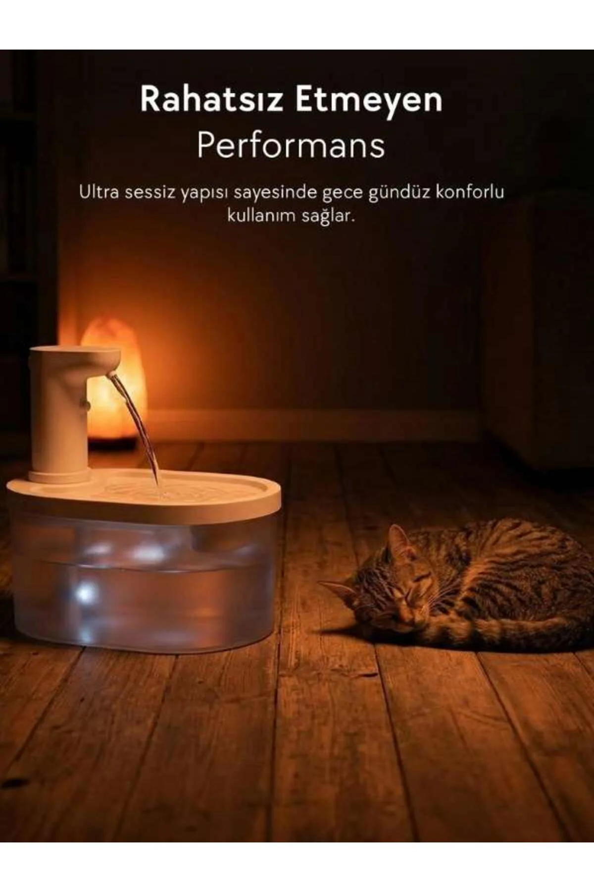 PF-010 Oval Pet Otomatik Su Pınarı 3.2L - Bataryalı ve Akıllı Sen