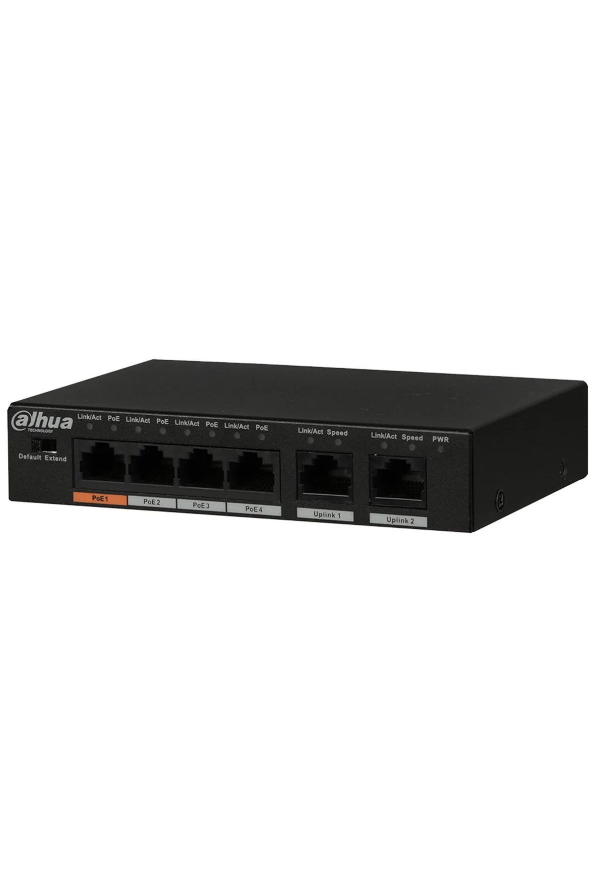 PFS3006-4ET-60-V2, 4 Port, Megabit, PoE 60W, 2 Port Uplink, Yönet