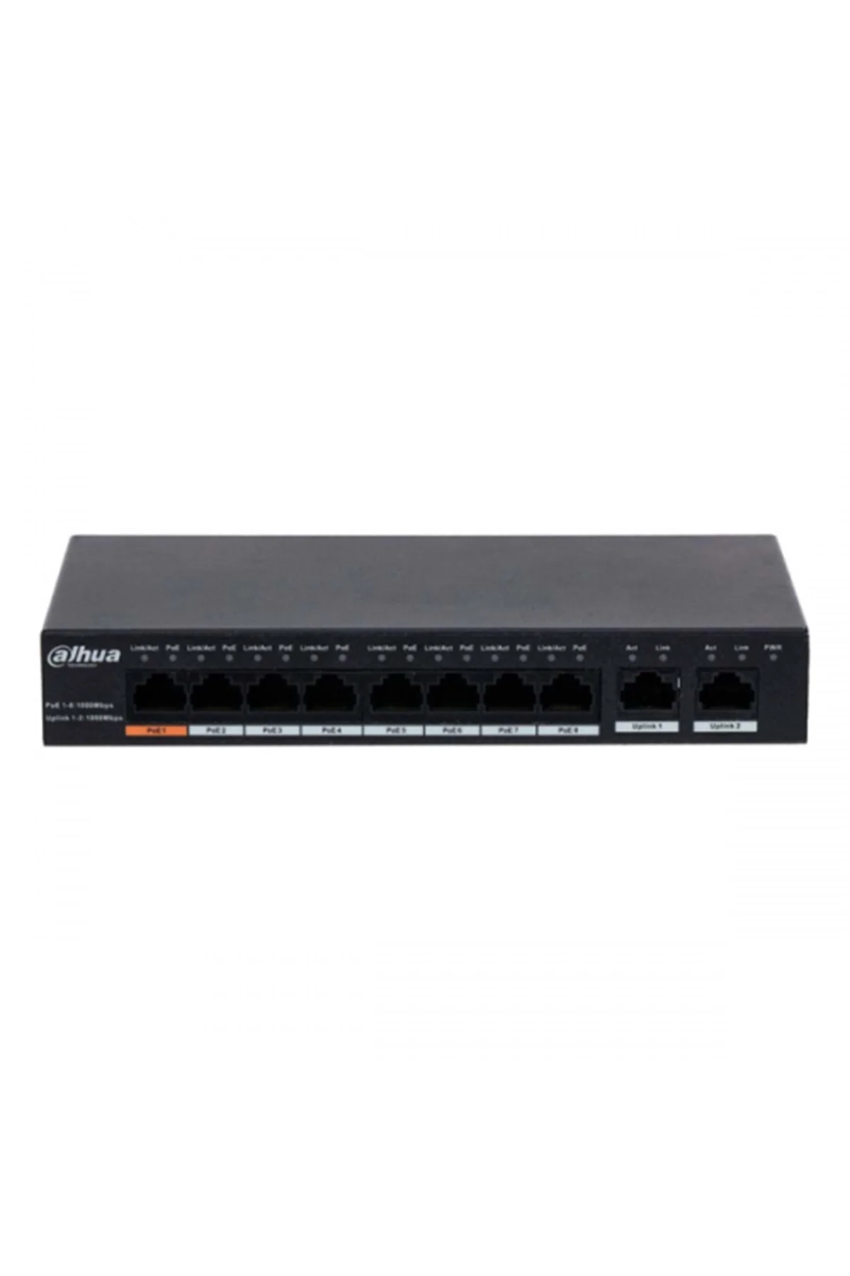 PFS3010-8GT-96, 8 Port, GigaBit, PoE 96W, 2 Port GigaBit Uplink, 
