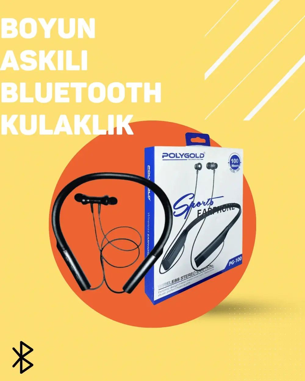 PG-100 Kablosuz Bluetooth Kulaklık
