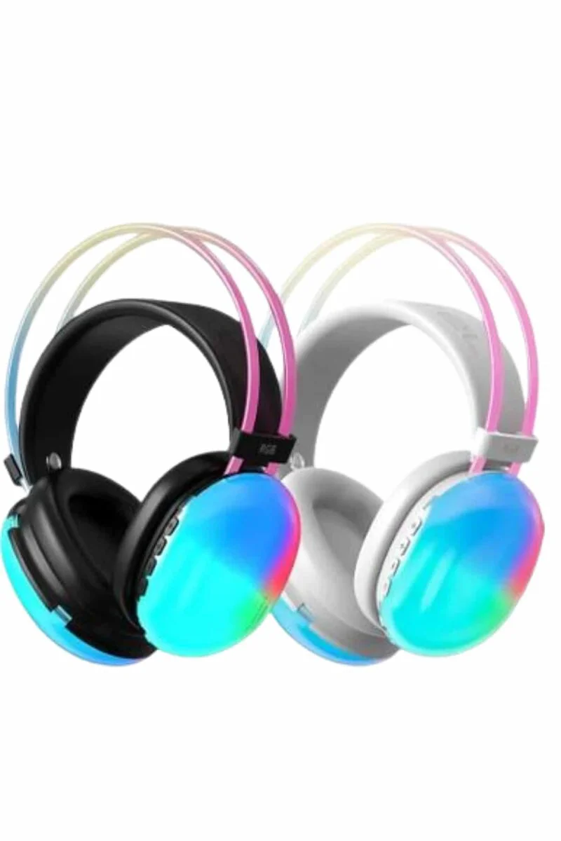 PG-580 RGB Kablosuz Kulaklık - Oyun ve Müzik İçin Yüksek Performanslı Çözüm