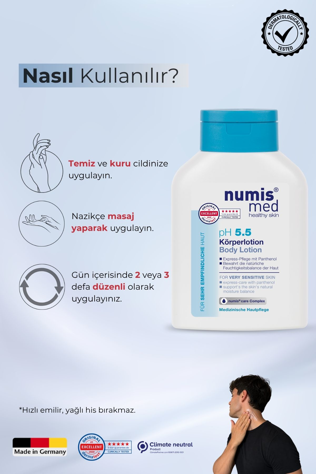 pH 5.5 Vücut Losyonu 200 ml - Hassas Ciltler İçin Nemlendirici ve Yatıştırıcı Bakım pH 5.5 Vücut Losyonu 200 ml - Hassas Ciltler İçin Nemlendirici ve Yatıştırıcı Bakım