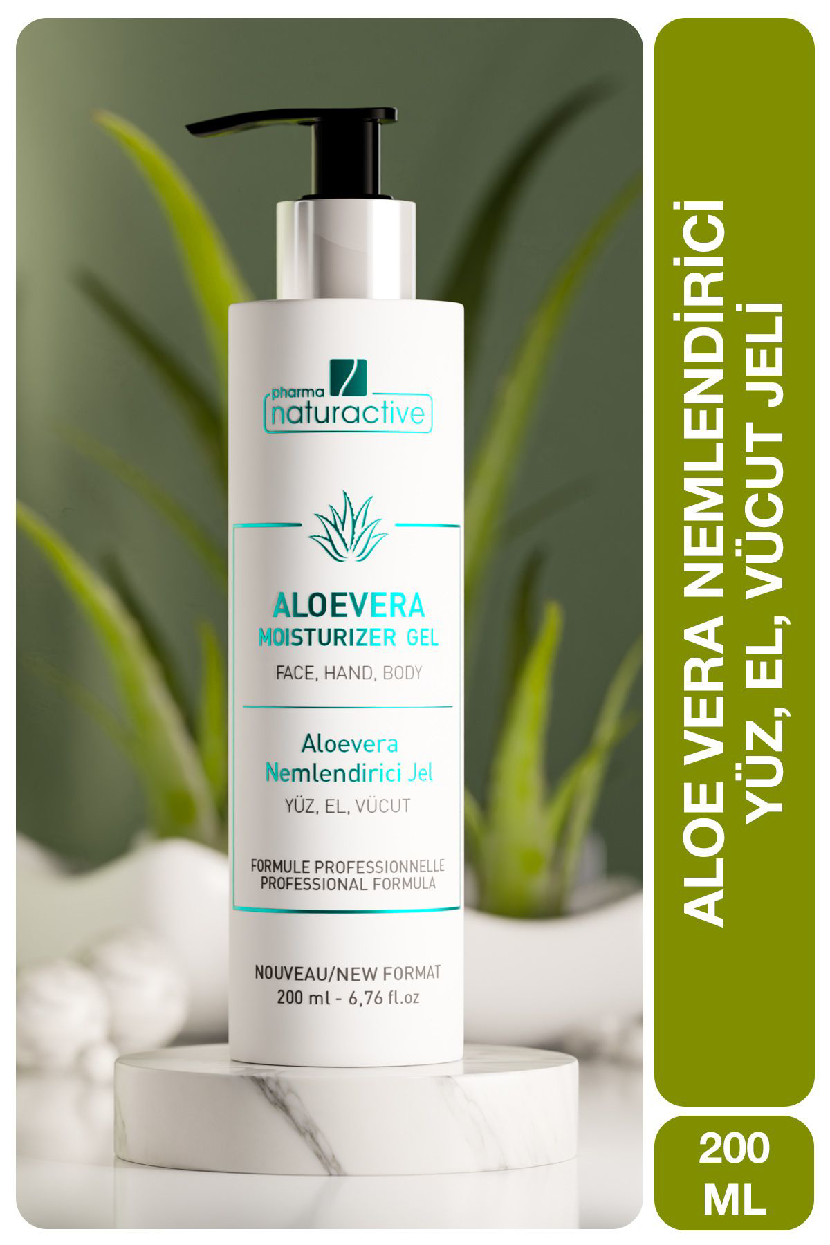 Pharmanaturactive Pharma Naturactive Aloevera Nemlendirici Jel, 200 Ml
