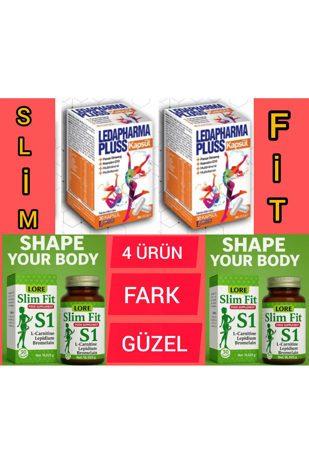 PHARMA PLUSS 30KP &LORE SLİM FİT S1 30KP