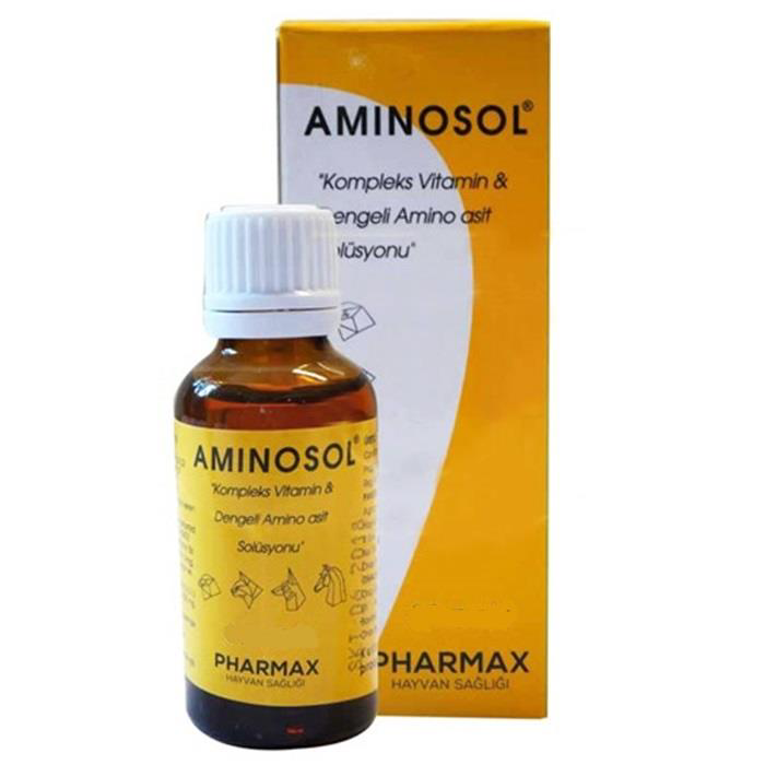 Pharmax Aminosol Köpek Kedi Ve Kuş Kemirgen Vitamini 30 Ml Pharmax Aminosol Köpek Kedi Ve Kuş Kemirgen Vitamini 30 Ml
