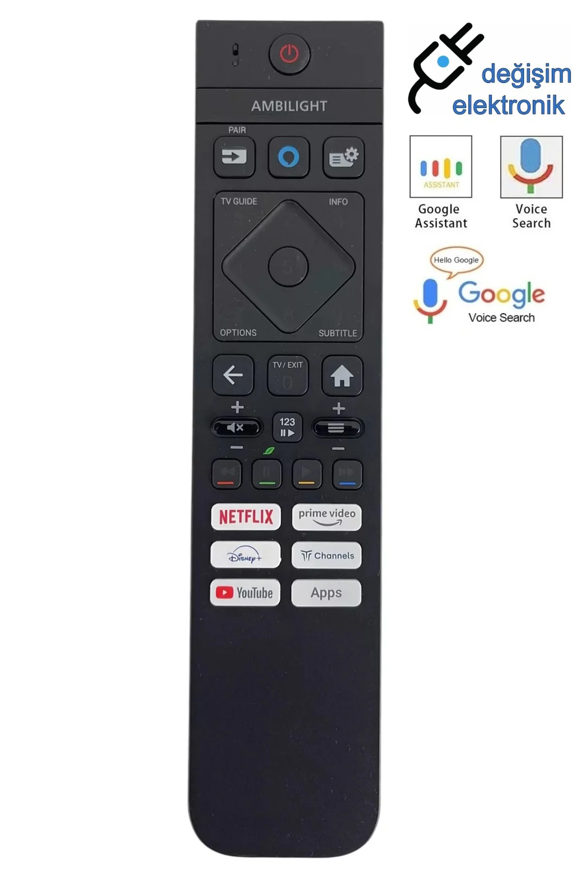 Philip s 50Pus8909/62 The One 4K Ambilight Tv Kumandası