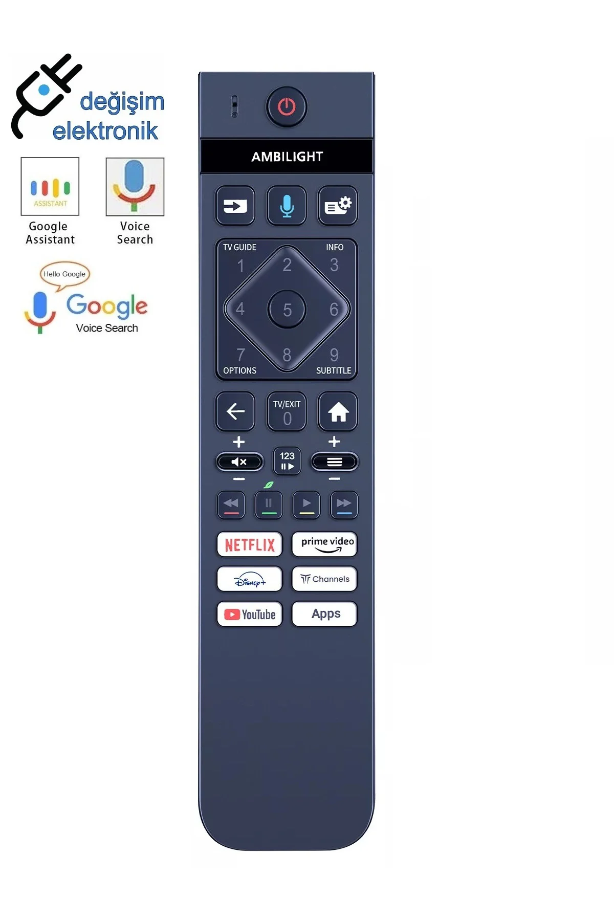 Philip s 50Pus9000/12 The One 4K Ambiligh Tv Kumandası Philip s 50Pus9000/12 The One 4K Ambiligh Tv Kumandası
