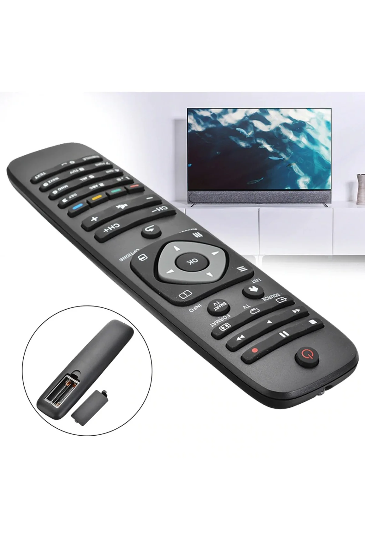 Philips 40pfl3078k/12 Smart Led Tv Kumandası