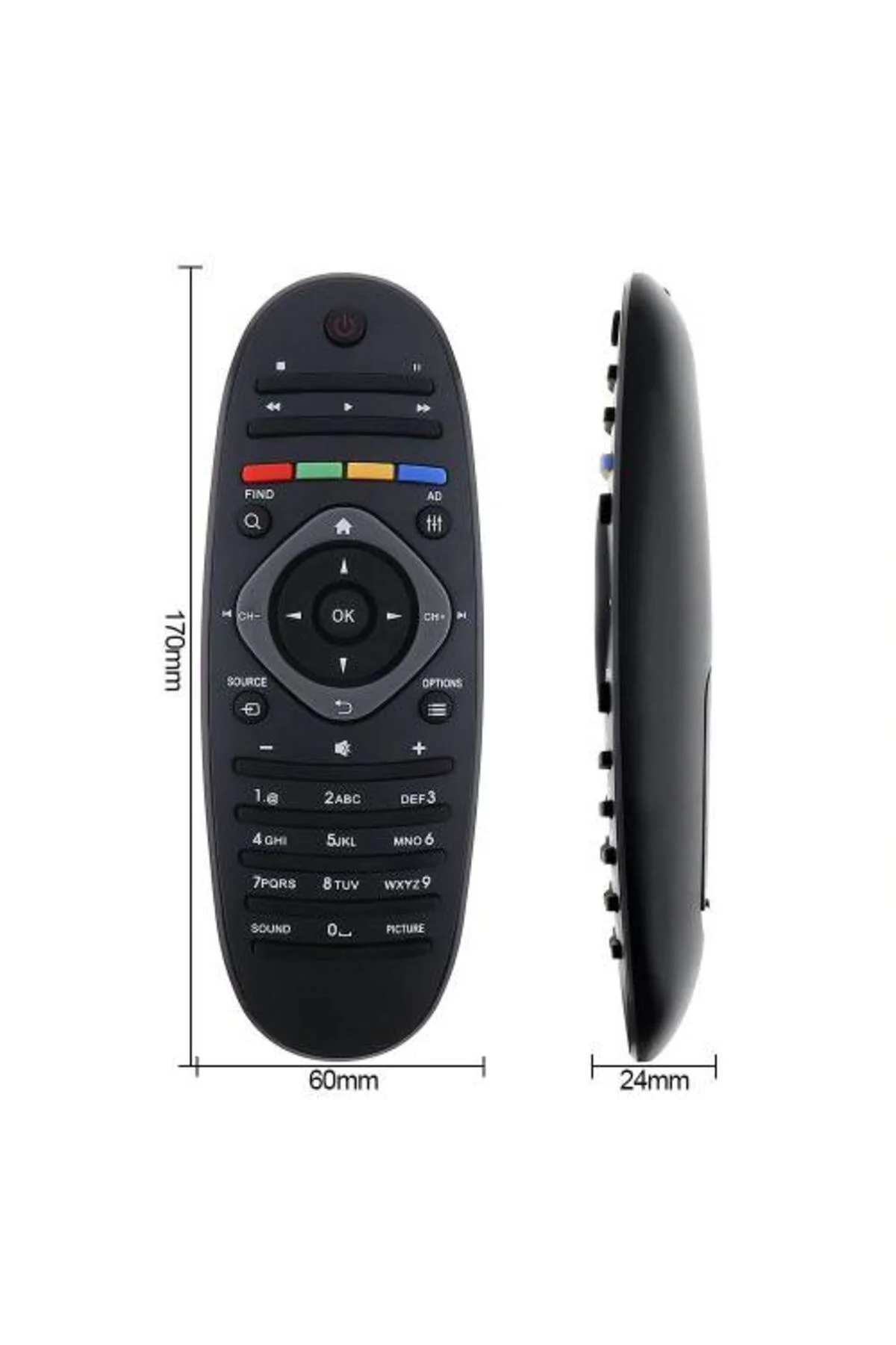 Philips 40pfl5806 Plazma Lcd Led Tv Kumandası