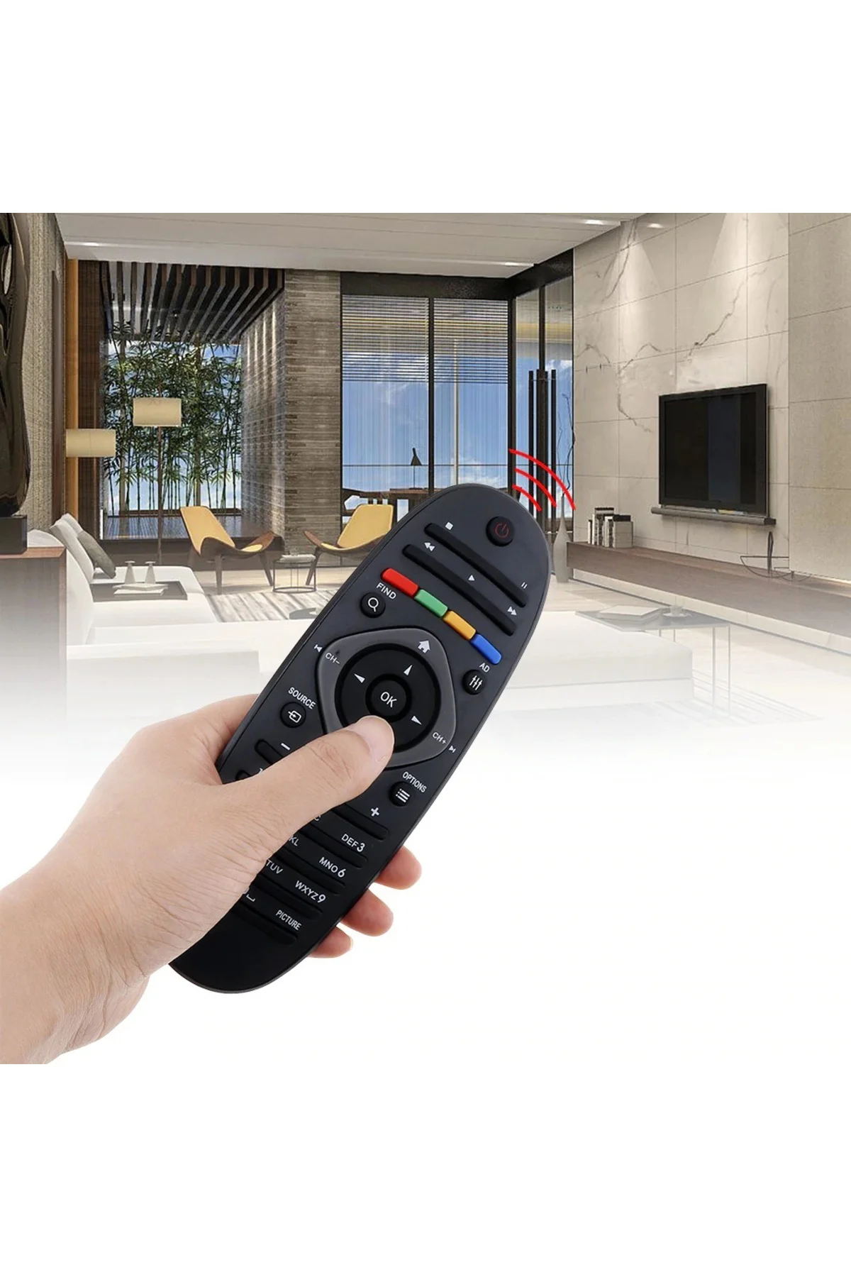 Philips 40pfl6606 Plazma Lcd Led Tv Kumandası
