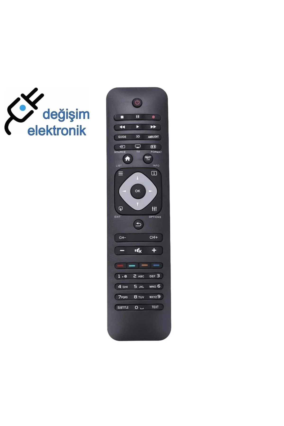 Philips 47pfl6008k/12 Uyumlu Smart Led Tv Kumandası