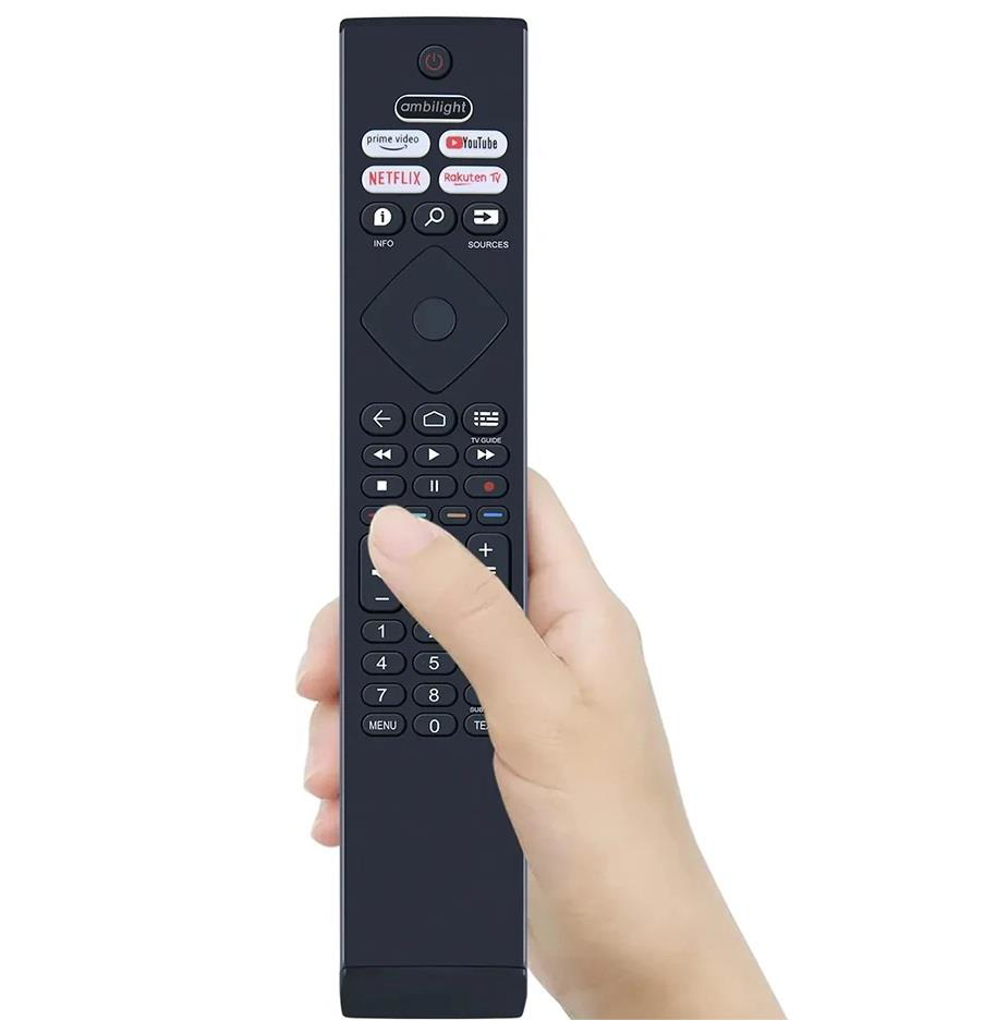 Philips 48OLED848/12 İle Uyumlu Android Tv Kumanda-Mikrofonsuz Philips 48OLED848/12 İle Uyumlu Android Tv Kumanda-Mikrofonsuz