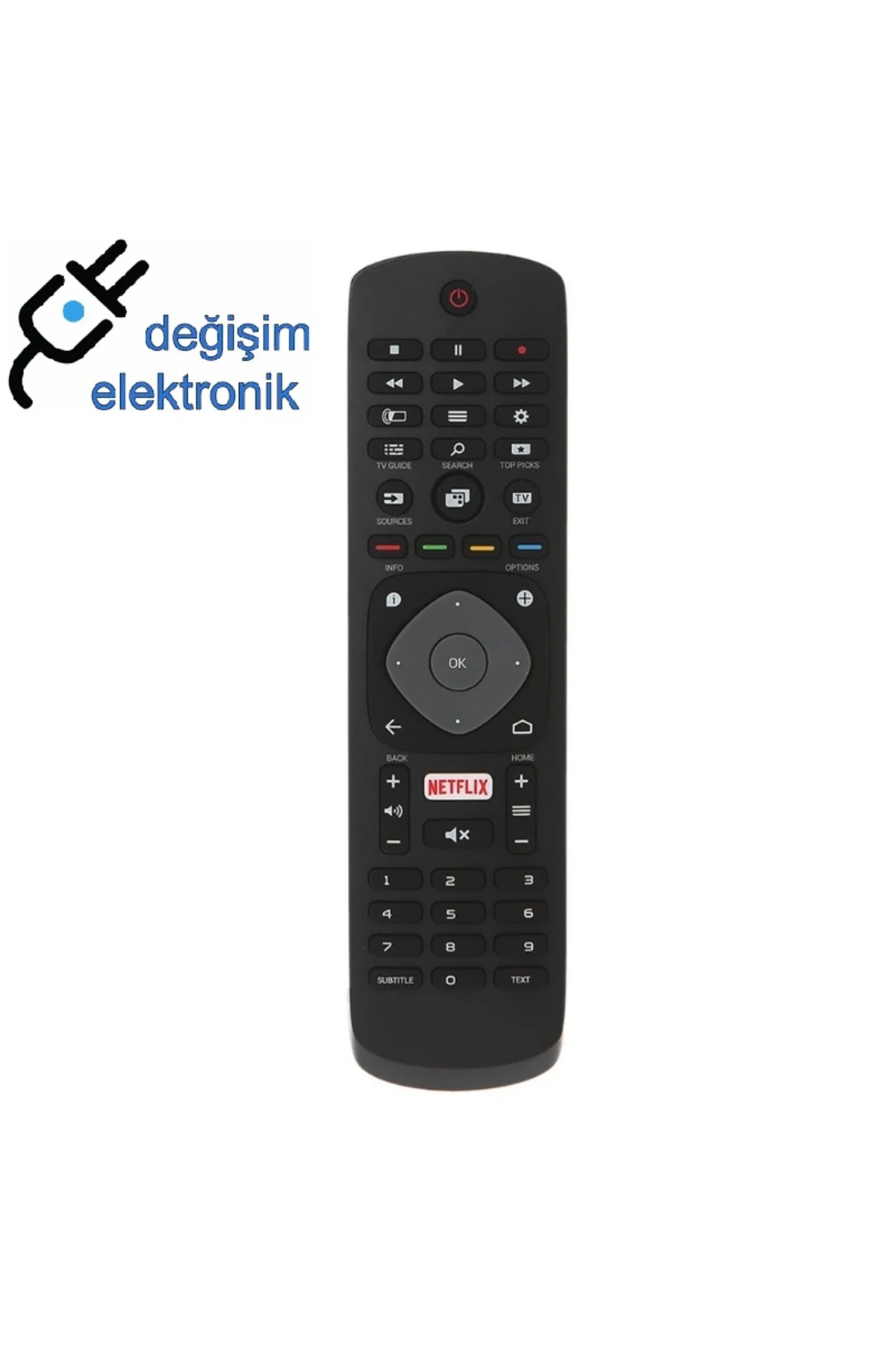 Philips 65pus6521/12 Uyumlu Smart Led Tv Kumandası