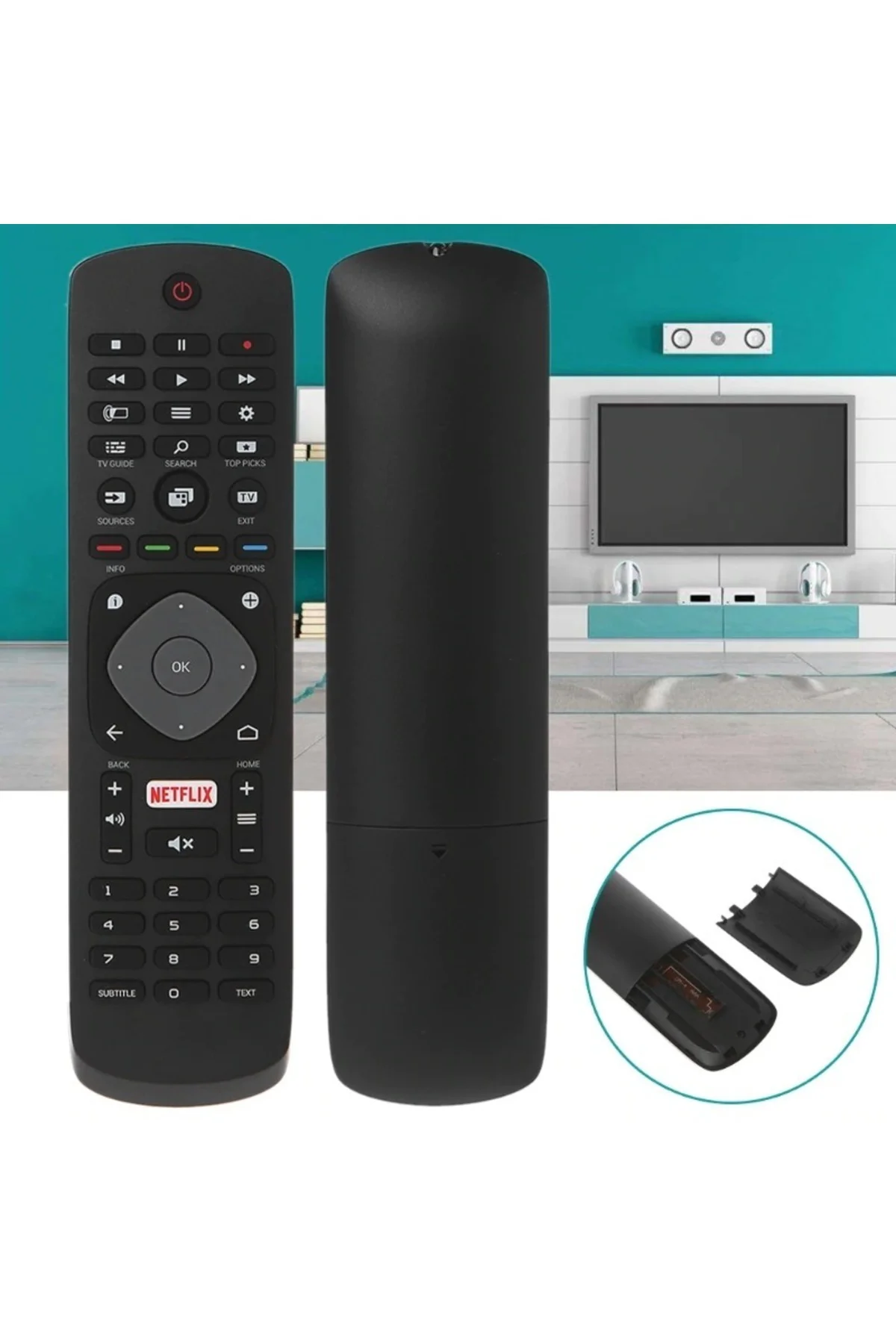 Philips 65pus6521/12 Uyumlu Smart Led Tv Kumandası