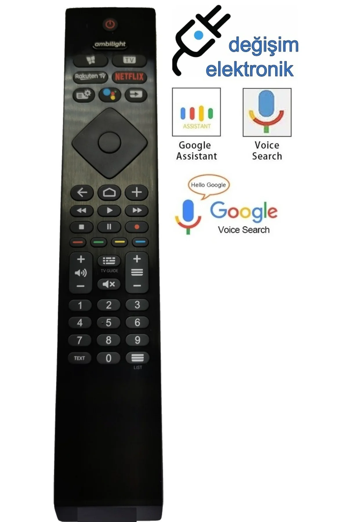 Philips 65Pus8808/62 Android Led Tv Kumandası