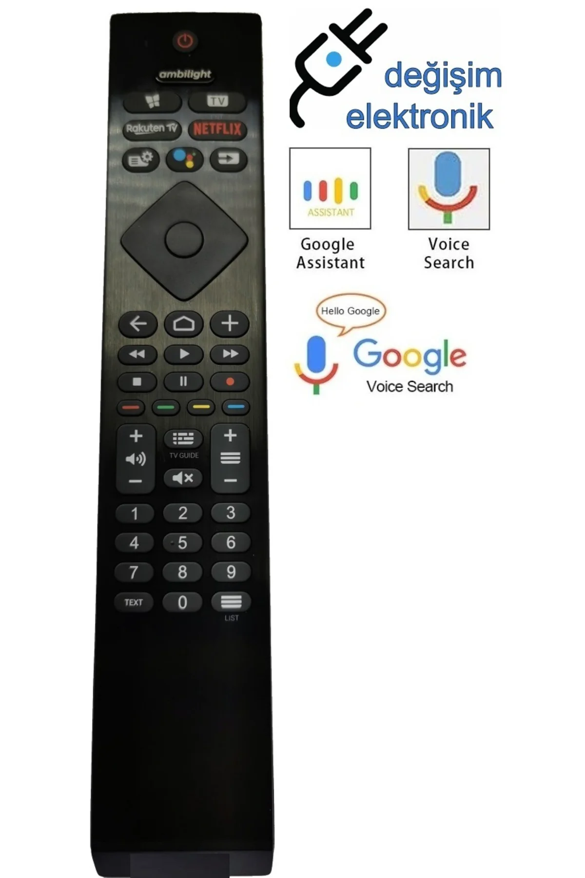 Philips 75pus8807/12 Android Led Tv Kumandası Philips 75pus8807/12 Android Led Tv Kumandası