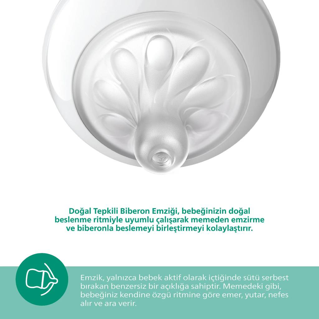 Philips Avent Doğal Tepkili Natural Response Cam Biberon 120 ml 0