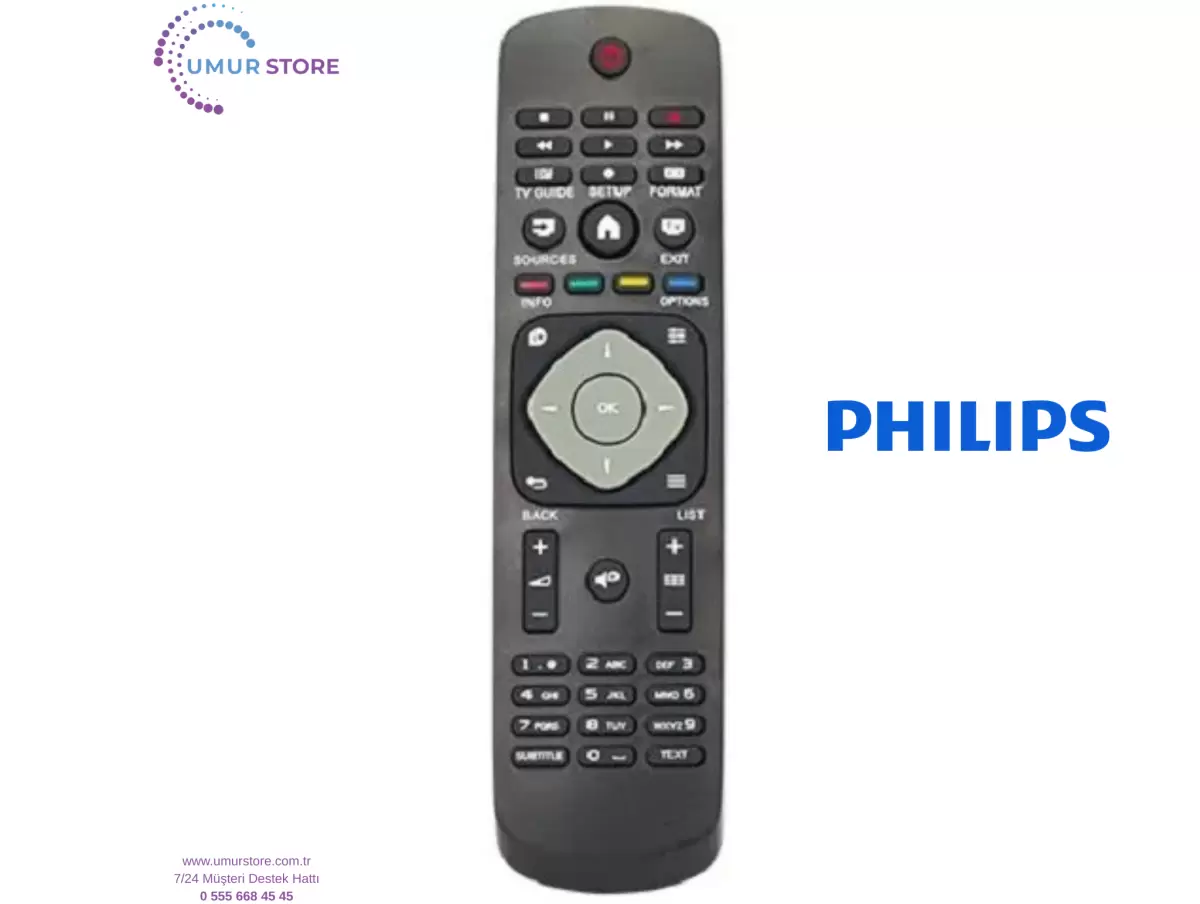 Philips İle Uyumlu 40PUK6400/12 4K Led Televizyon Kumandası Philips İle Uyumlu 40PUK6400/12 4K Led Televizyon Kumandası