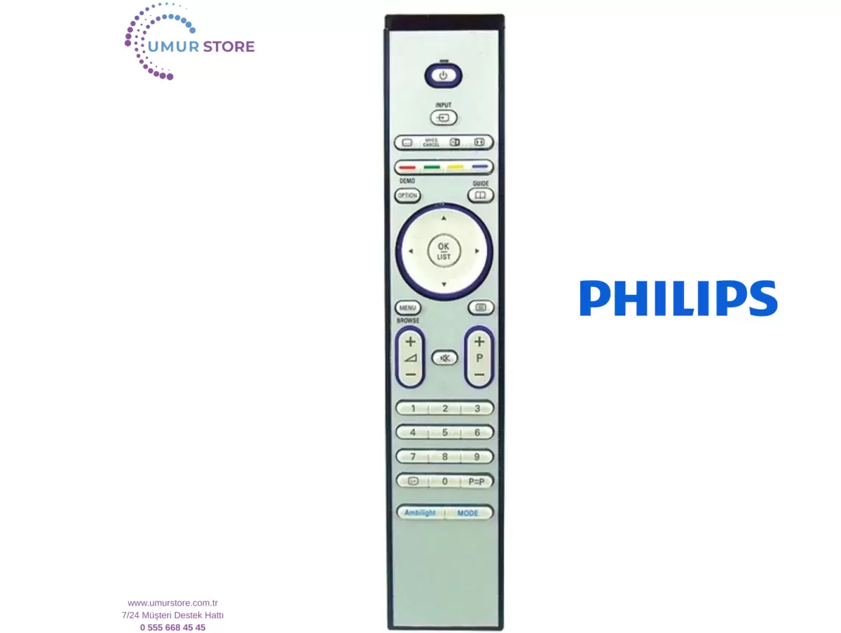 Philips İle Uyumlu 42PF9731D/10 Flat Televizyon Kumandası Philips İle Uyumlu 42PF9731D/10 Flat Televizyon Kumandası