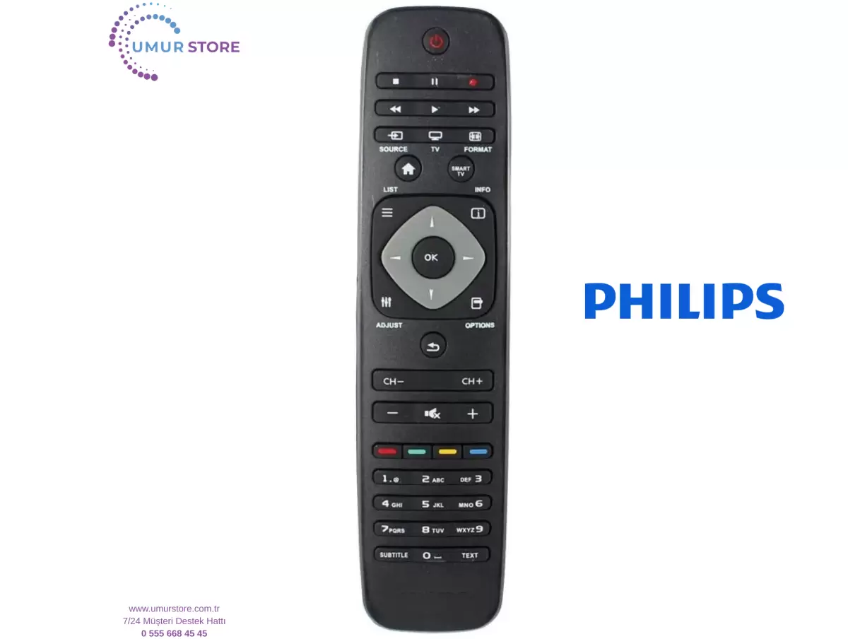 Philips İle Uyumlu 42PFL3207H/12 Led Televizyon Kumandası Philips İle Uyumlu 42PFL3207H/12 Led Televizyon Kumandası