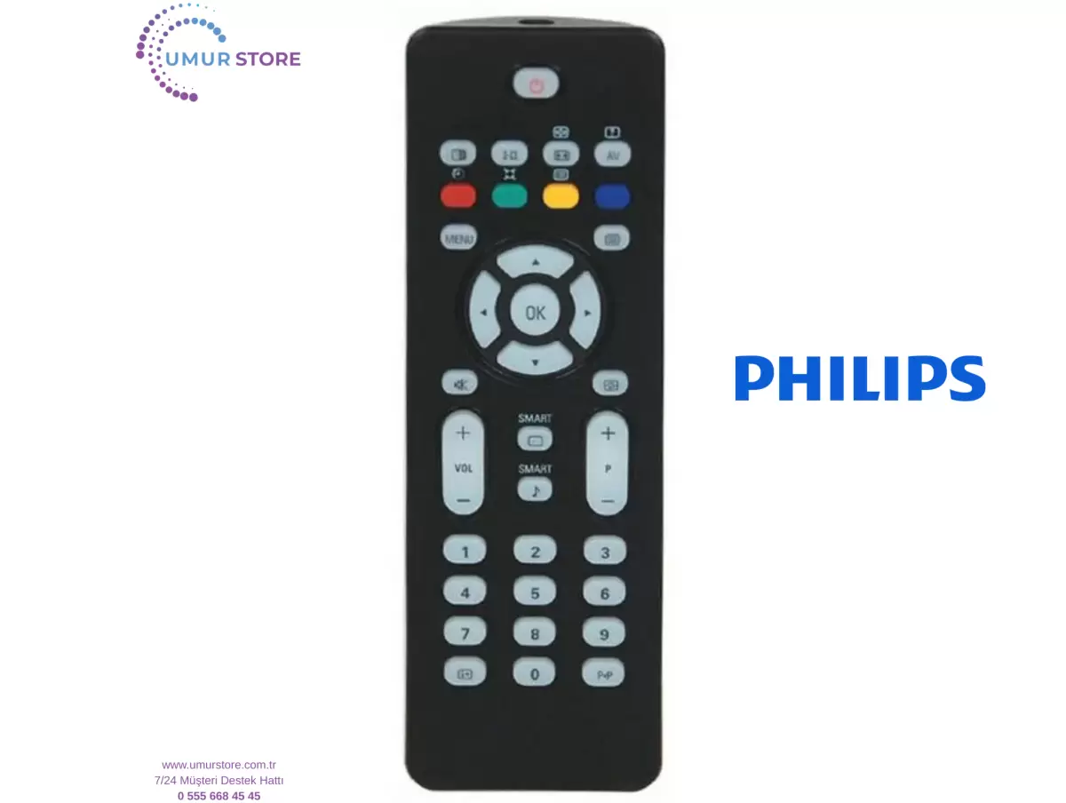 Philips İle Uyumlu 42PFL5322/10 Flat Televizyon Kumandası Philips İle Uyumlu 42PFL5322/10 Flat Televizyon Kumandası