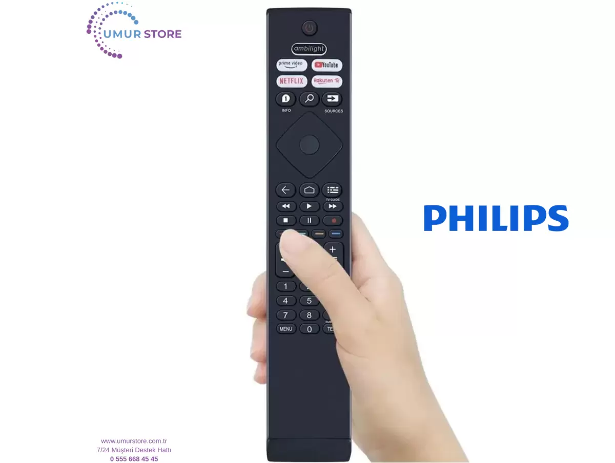 Philips İle Uyumlu 55OLED848/12 Android Tv Kumanda-Mikrofonsuz Philips İle Uyumlu 55OLED848/12 Android Tv Kumanda-Mikrofonsuz