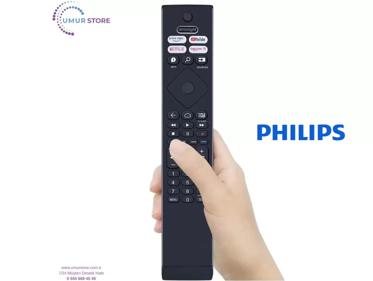Philips İle Uyumlu 77OLED848/12 Android Tv Kumanda-Mikrofonsuz Philips İle Uyumlu 77OLED848/12 Android Tv Kumanda-Mikrofonsuz