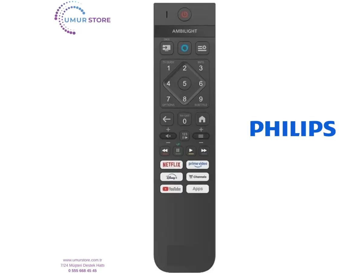 Philips İle Uyumlu Model 43PUS8510/12 qled 4k Ambilight Mikrofonl