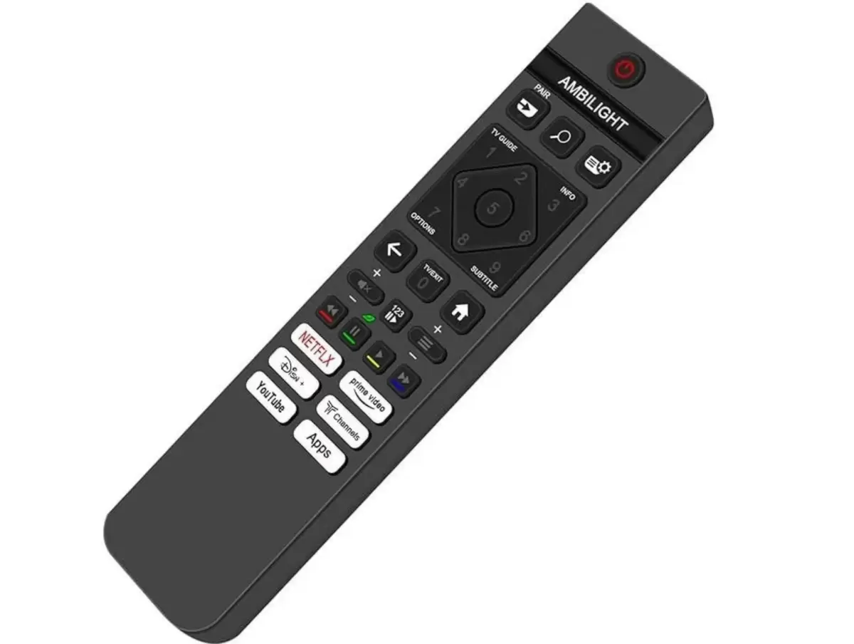 Philips İle Uyumlu Model 65PUS8909/62 Smart Led Tv Kumandası-Mikr