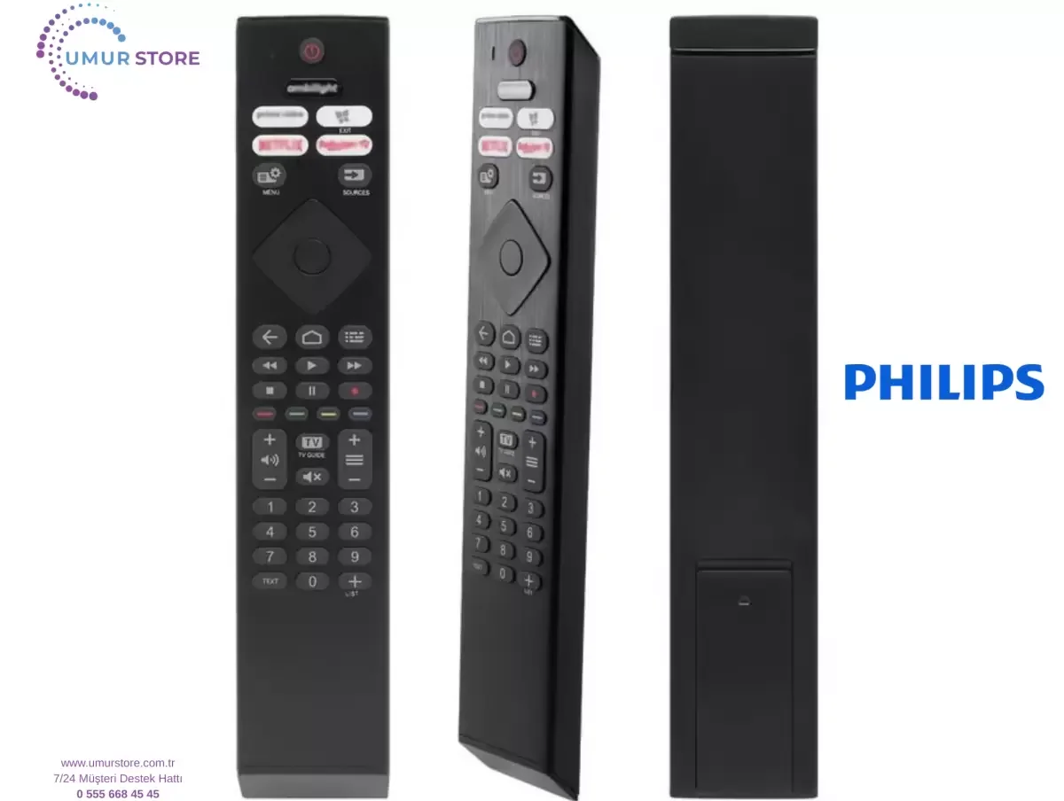 Philips İle Uyumlu Model 50PUS7009/62 Smart Tv Kumanda Philips İle Uyumlu Model 50PUS7009/62 Smart Tv Kumanda