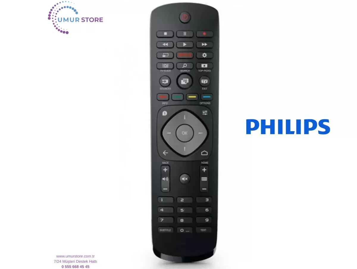 Philips İle Uyumlu YKF348-005 Led Tv Kumandası Philips İle Uyumlu YKF348-005 Led Tv Kumandası