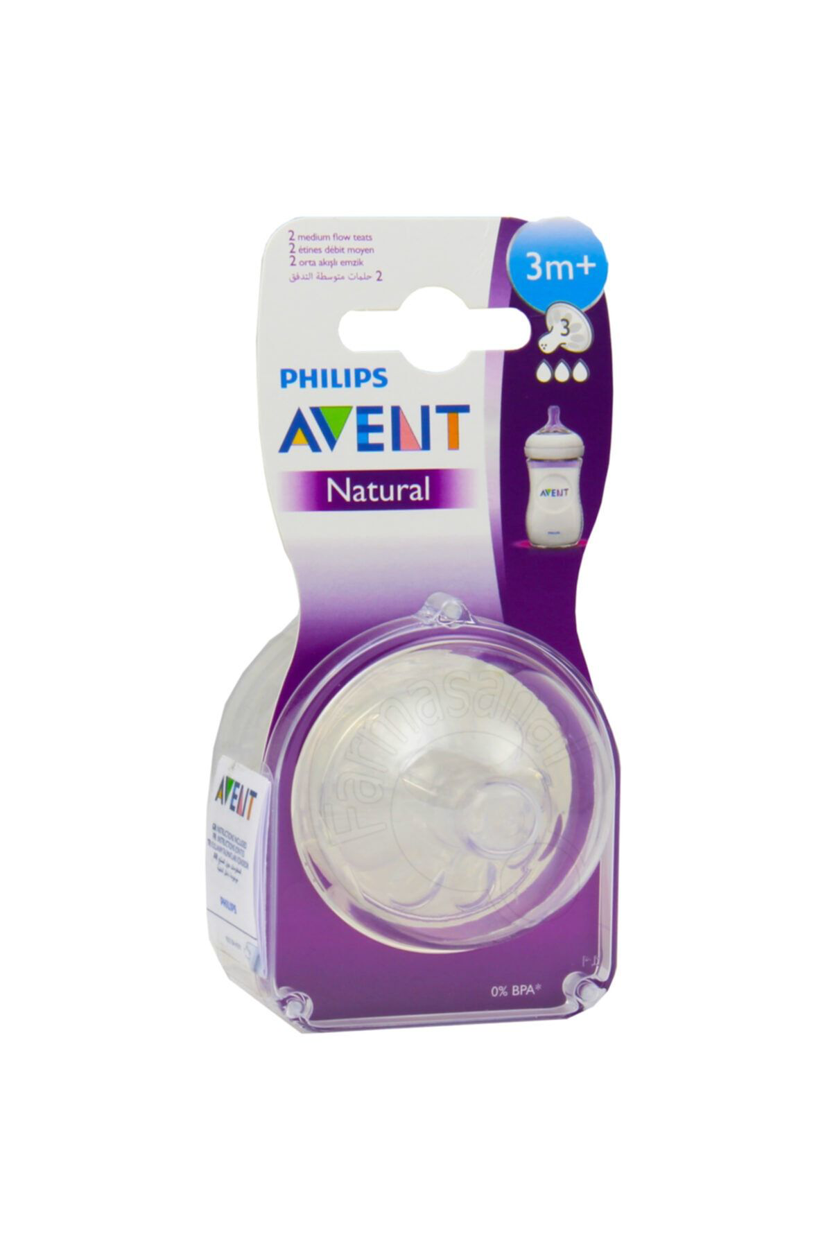 Philips Avent Philips Natural Biberon Emziği No3 Orta Akiş 2Li