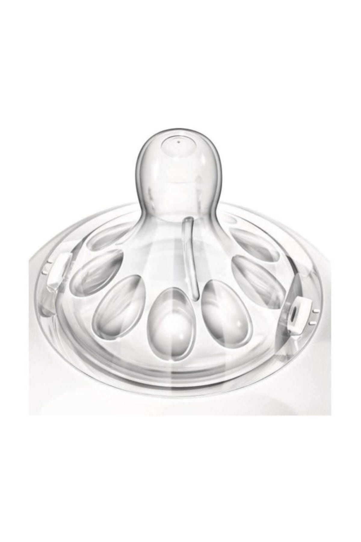 Avent Philips Natural Akiş Ayarli Silikon Biberon Emziği 3M+