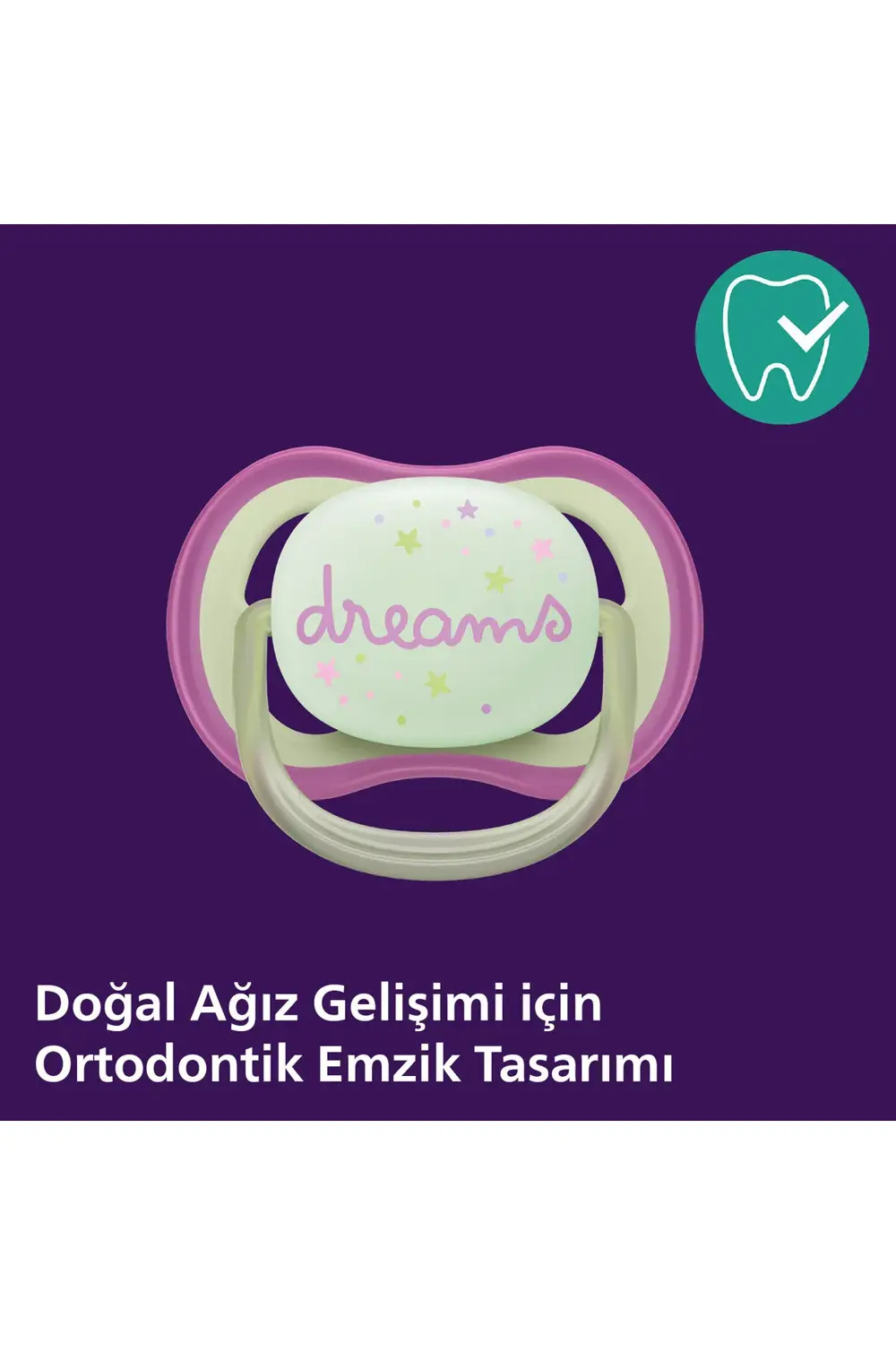 Philips SCF376/19Ultra Air Night Gece Emziği 0-6 ay (  Karanlıkta