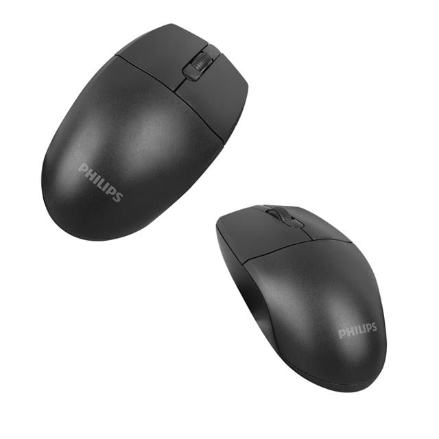Philips SPK7347B Kablosuz USB 1200DPI Sessiz Optik Mouse Siyah (4