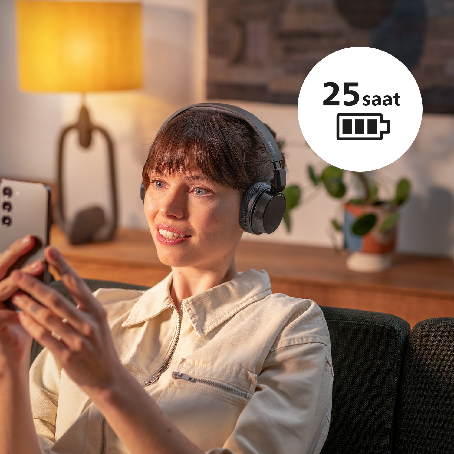Philips TAH3209BK Kablosuz Kulak Üstü Kulaklık Dinamik Bas, Bluet Philips TAH3209BK Kablosuz Kulak Üstü Kulaklık Dinamik Bas, Bluet