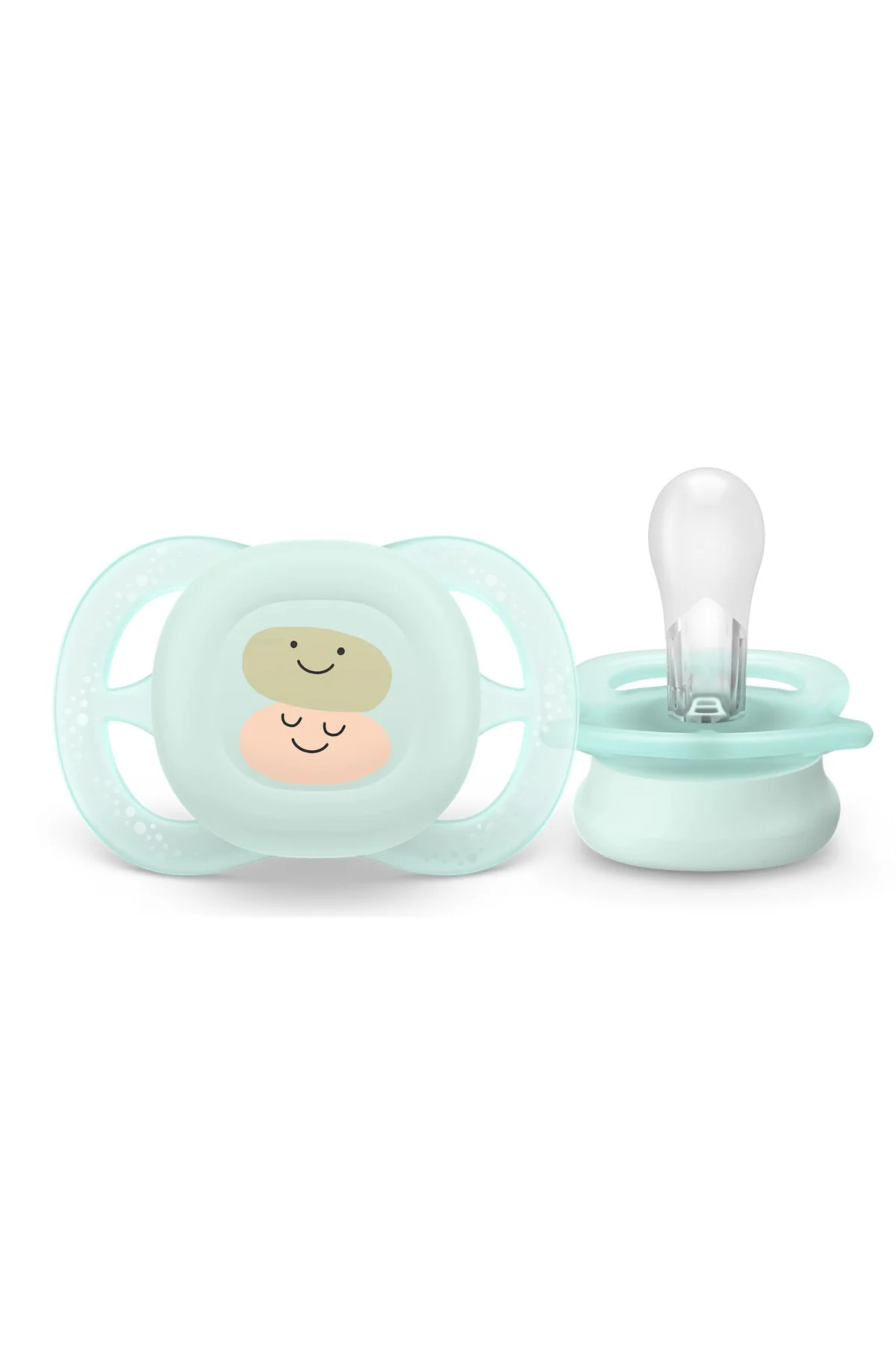 Philips Ultra Start Emzik SCF075/06 Mavi-Yeşil, 0-2 Ay,Ultra Hafif,Ortodontik,BPA içermeyen Silikon Uç