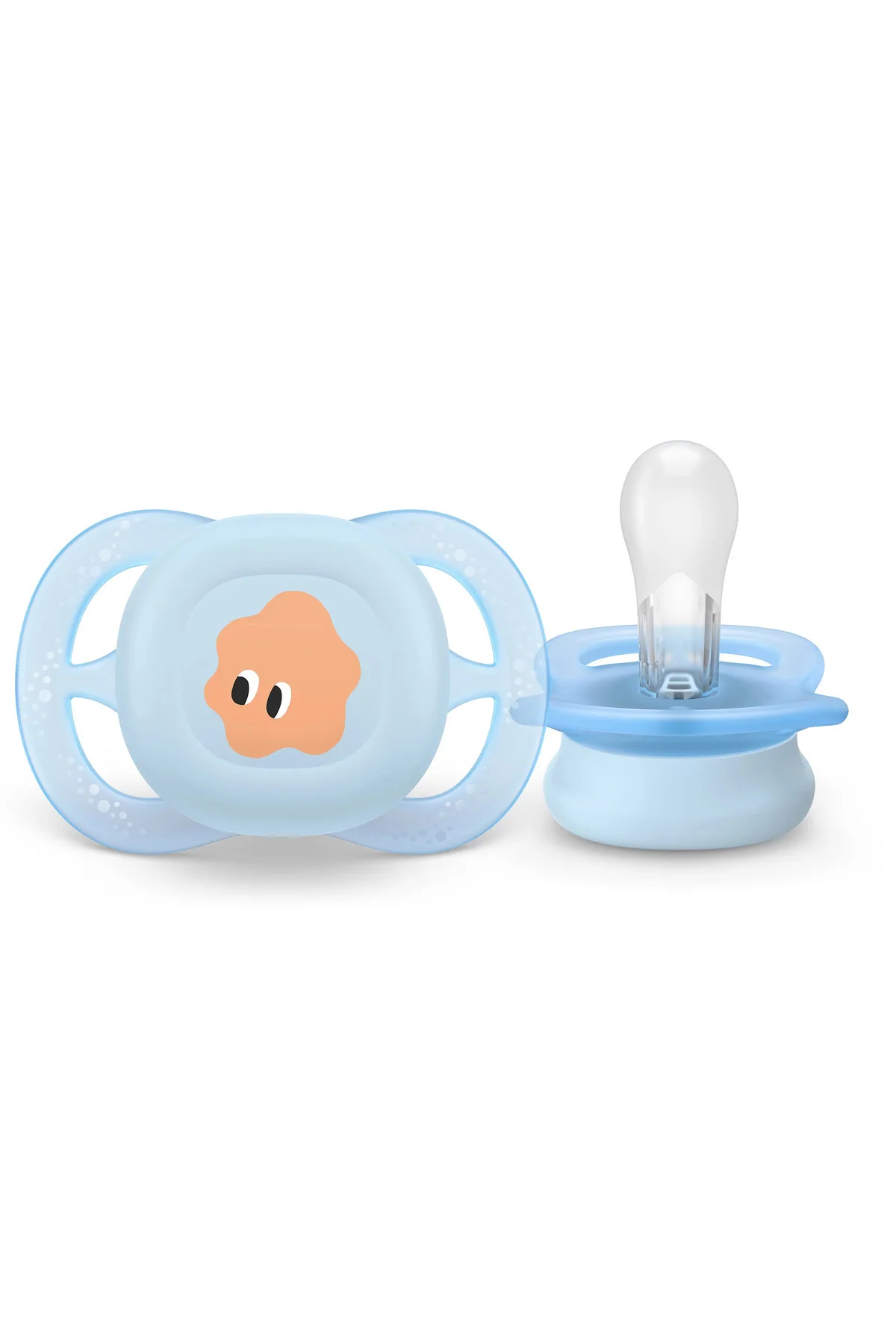 Philips Ultra Start Emzik SCF075/06 Mavi-Yeşil, 0-2 Ay,Ultra Hafif,Ortodontik,BPA içermeyen Silikon Uç