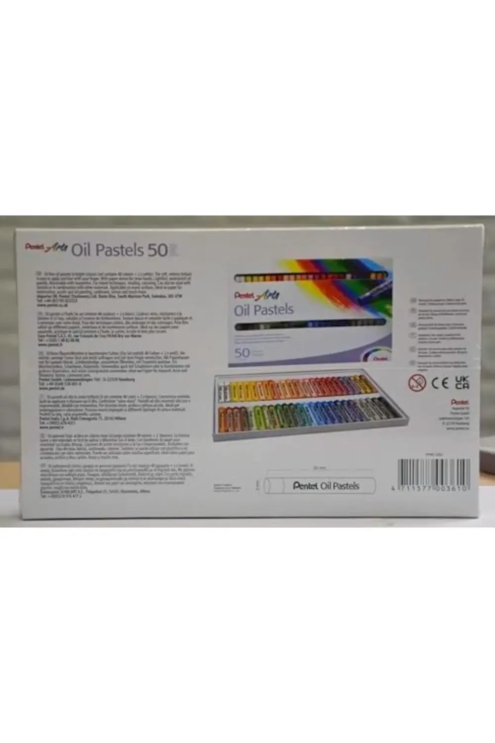 PHN-50U Yağlı Pastel Seti 50'Li, Çok Renkli 1155328