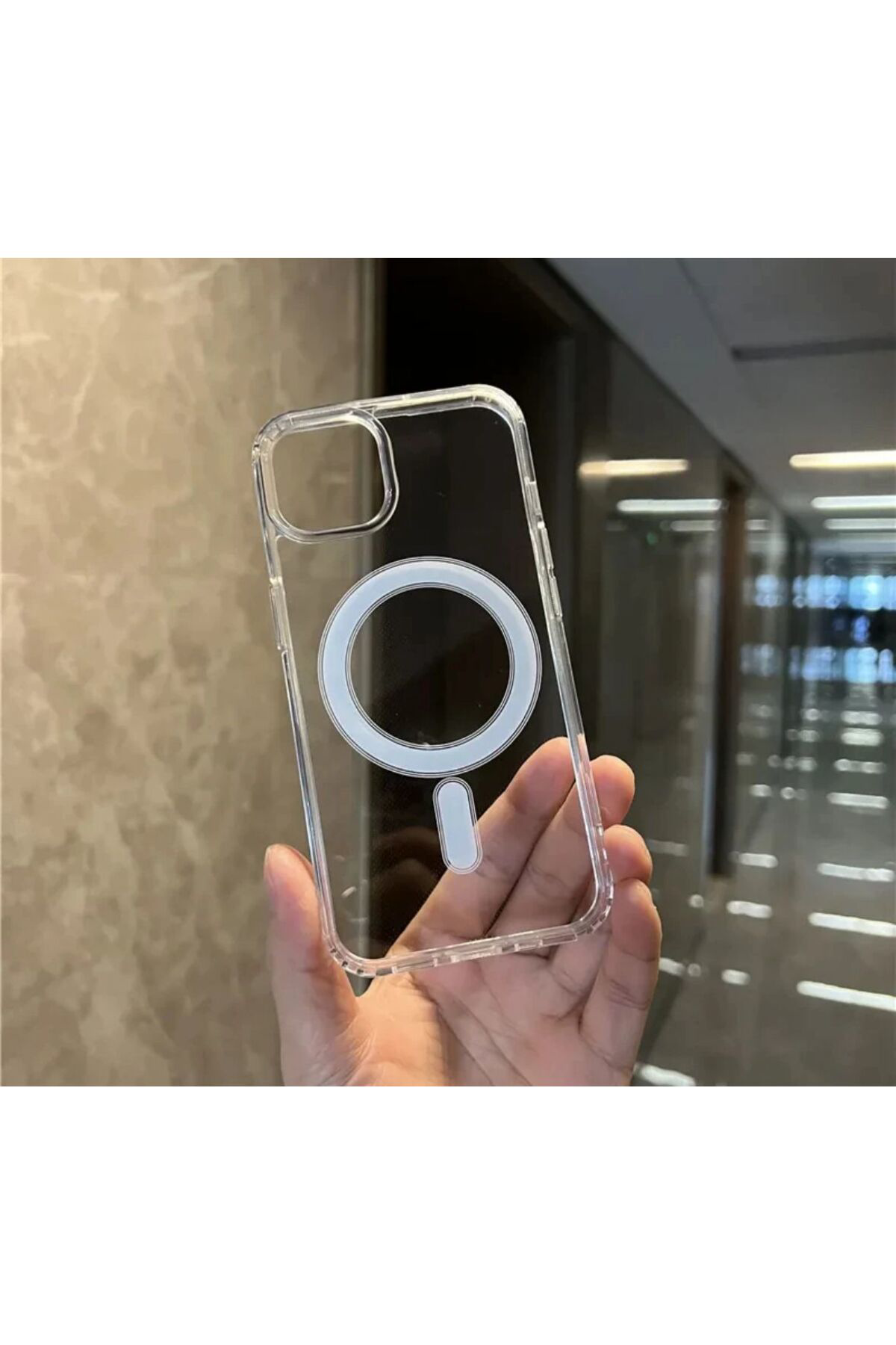 Phone 12 Pro Max Magsafe Destekli Kablosuz Şarj Uyumlu Şeffaf Sil