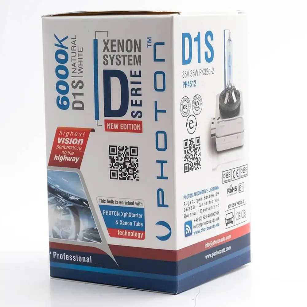 Photon D1S 6000K +%50 Fazla Işık Xenon Ampul