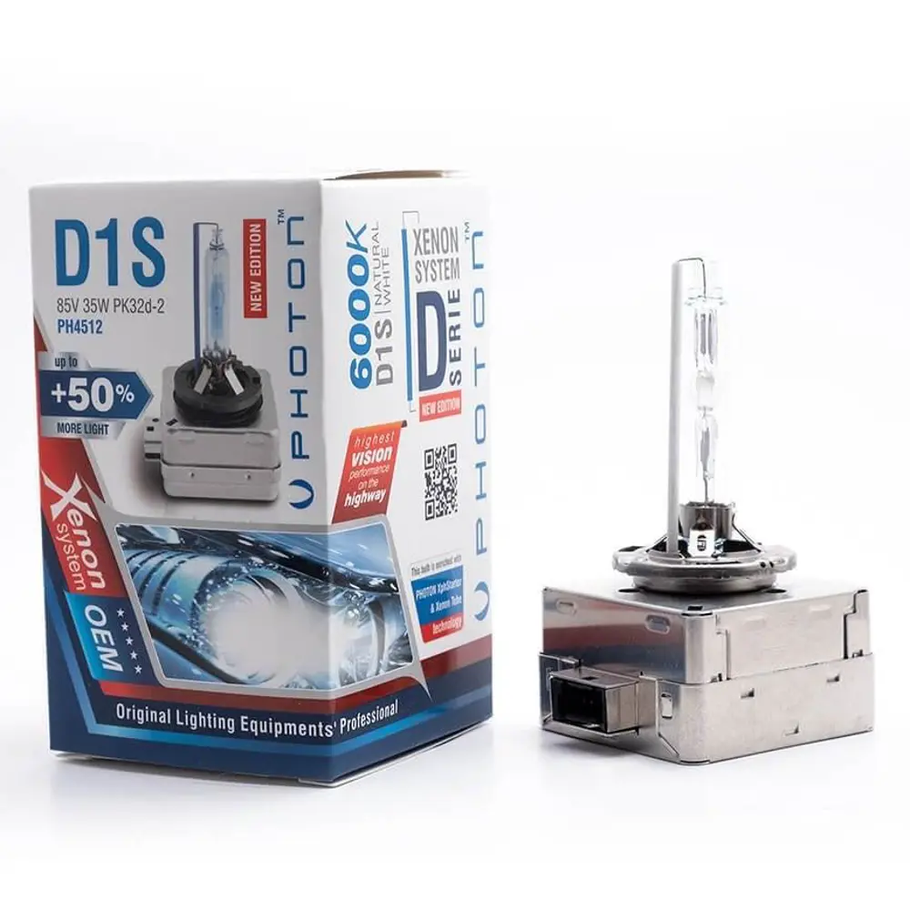 Photon D1S 6000K +%50 Fazla Işık Xenon Ampul