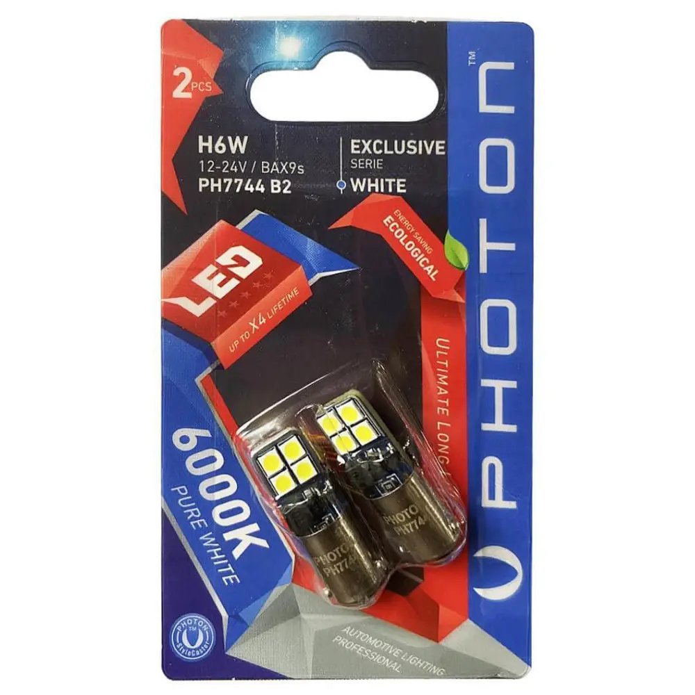 PHOTON H6W Beyaz Led 12-24V Can-Bus Exclusive PH7744 PHOTON H6W Beyaz Led 12-24V Can-Bus Exclusive PH7744