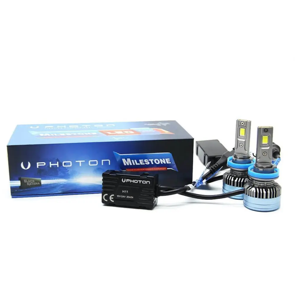 PHOTON MILESTONE H8/H9/H11/H16 30000 LUMEN BLACK KATANA EDITION