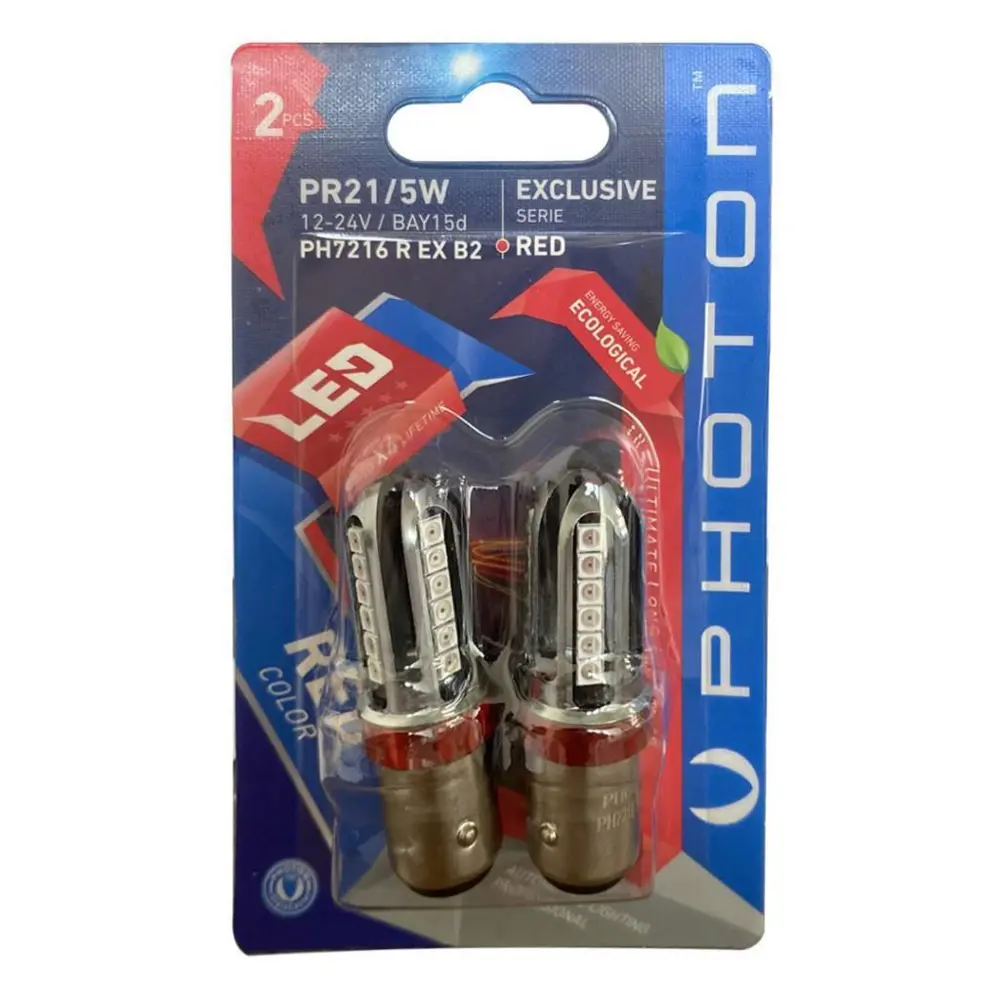 Photon P21/5W Red (Kırmızı) Exclusive Serisi PH7216 R EX